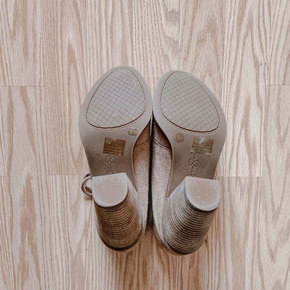 🍂Jessica Simpson Cyanne Ankle Boots Size 7 Suede - Picture 4 of 6